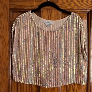 Coast Sequin Crop Top